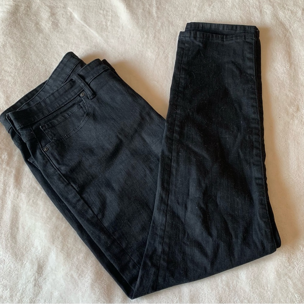 Uniqlo Men’s Black Straight Jeans Waist Sz 34